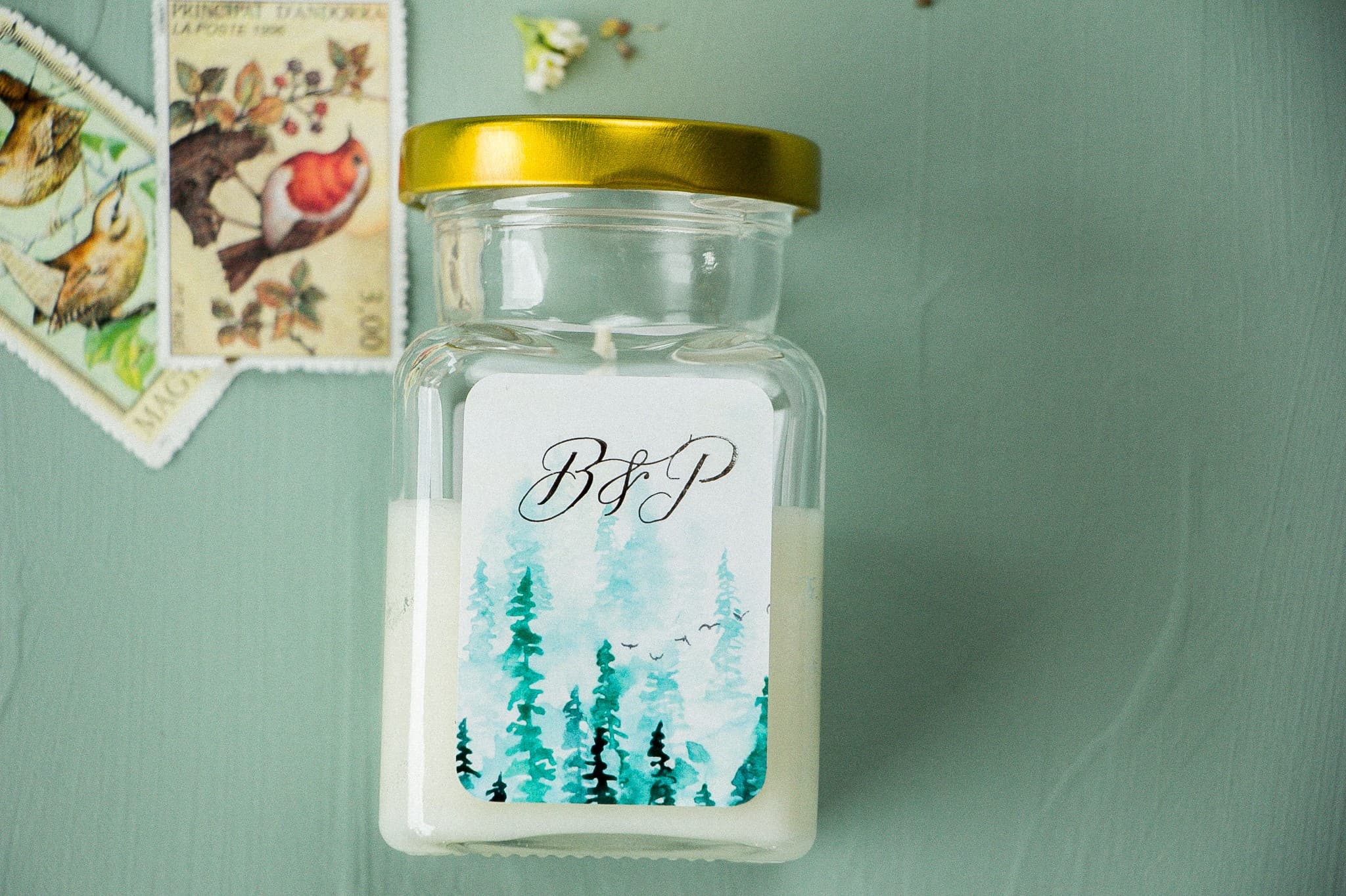 Świeczka Sojowa Pastelowe nr 7 – Srebrzenie i Podziękowanie dla Gości