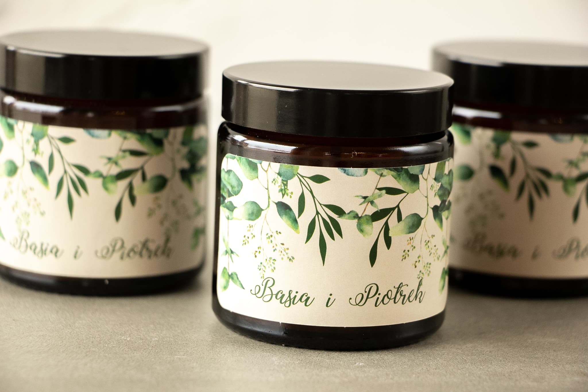 Świeczka Sojowa Korani nr 3 – Motyw Eukaliptusa i Podziękowanie dla Gości - 2