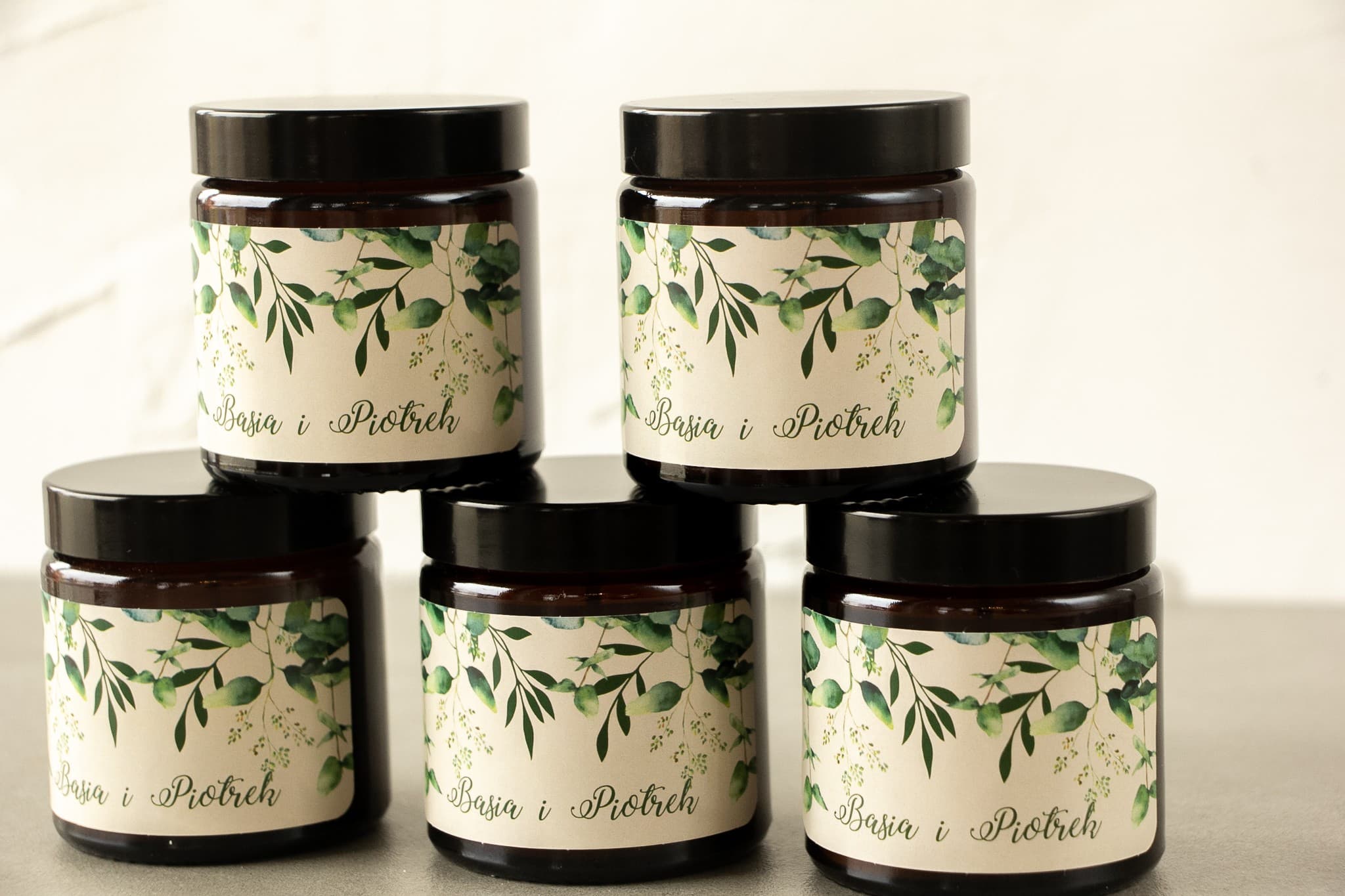 Świeczka Sojowa Korani nr 3 – Motyw Eukaliptusa i Podziękowanie dla Gości - 3