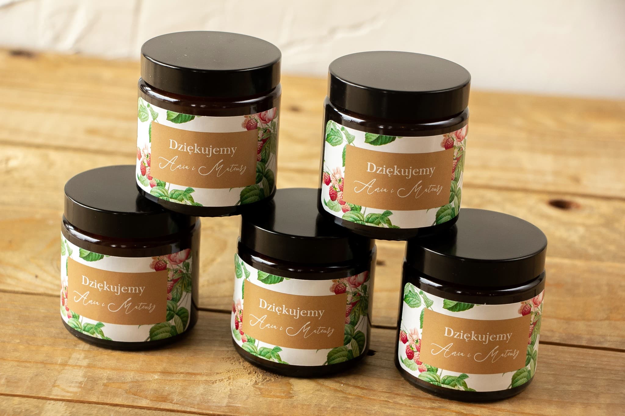 Świeczka Sojowa Korani nr 7 – Motyw Piwonii i Podziękowanie dla Gości - 3