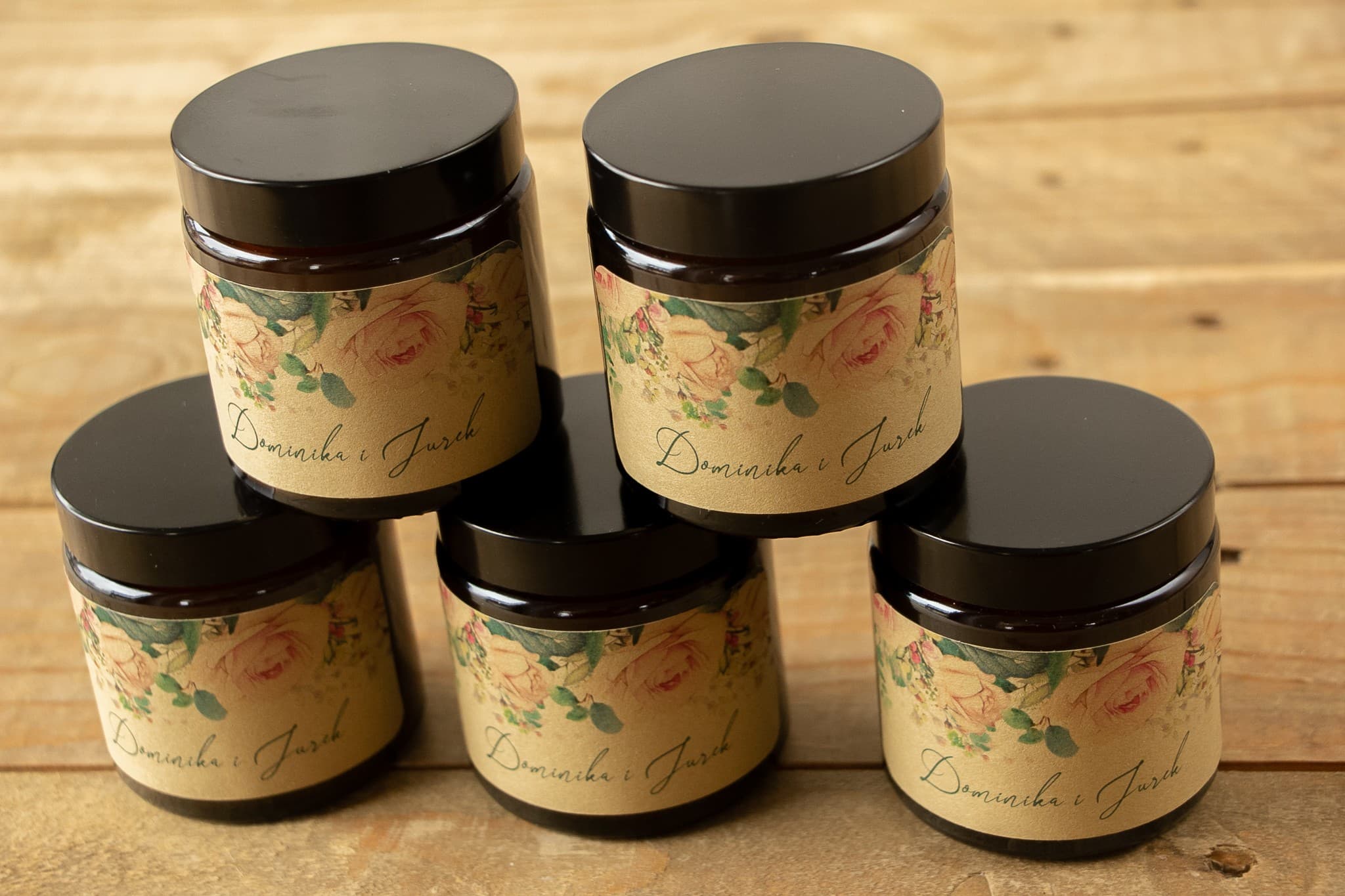 Świeczka Sojowa Delize nr 4 – Eko Róże i Podziękowanie dla Gości - 2