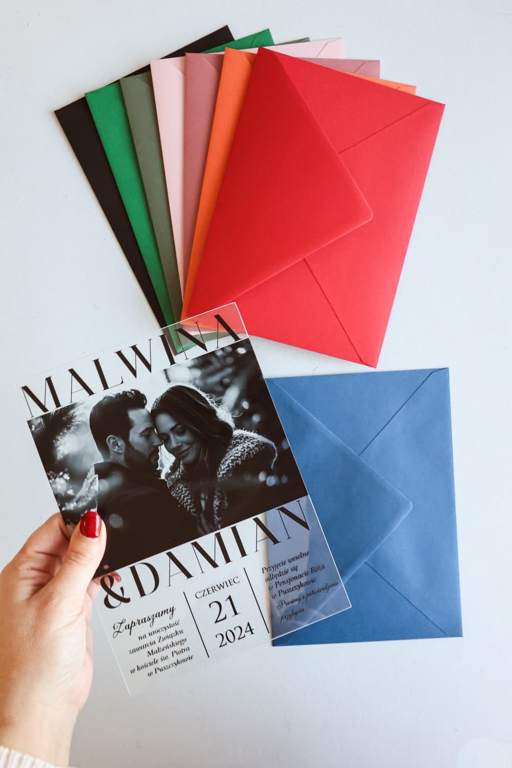 Zaproszenia Ślubne Korani nr 22 – Szkło ze Zdjęciem