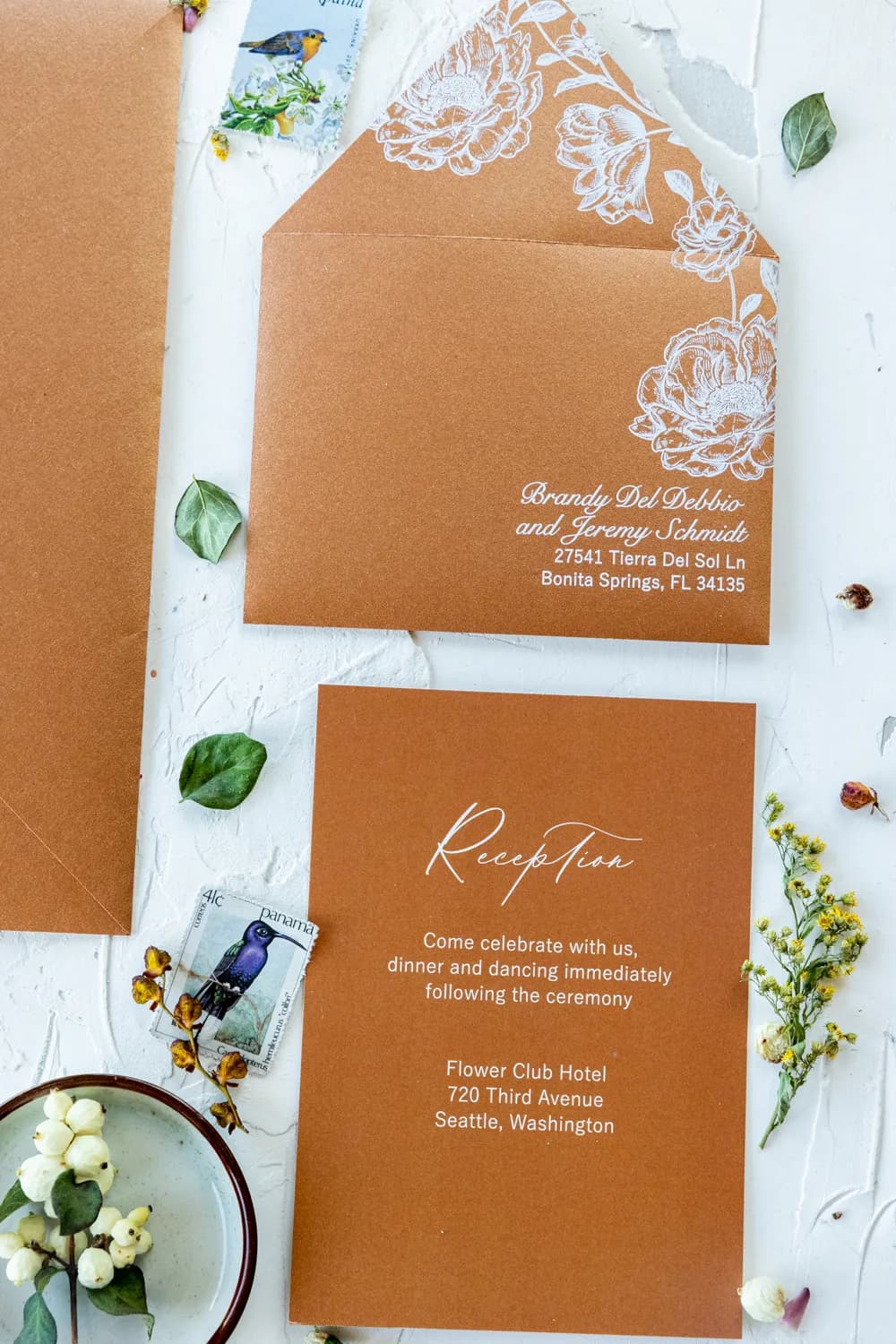 Zaproszenia Weselne na Szkle Vellum PR25 – Styl Glamour z Pieczęcią - 5