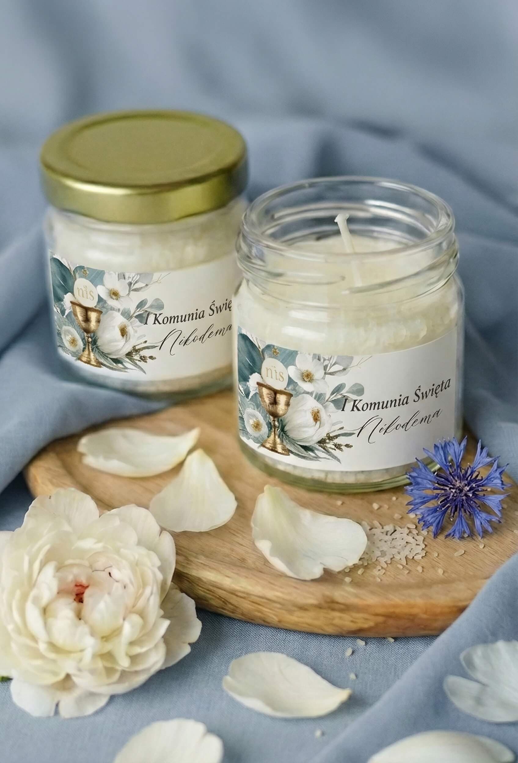 Świeczka Sojowa Matylda nr 13 – Kielich i Podziękowanie dla Gości