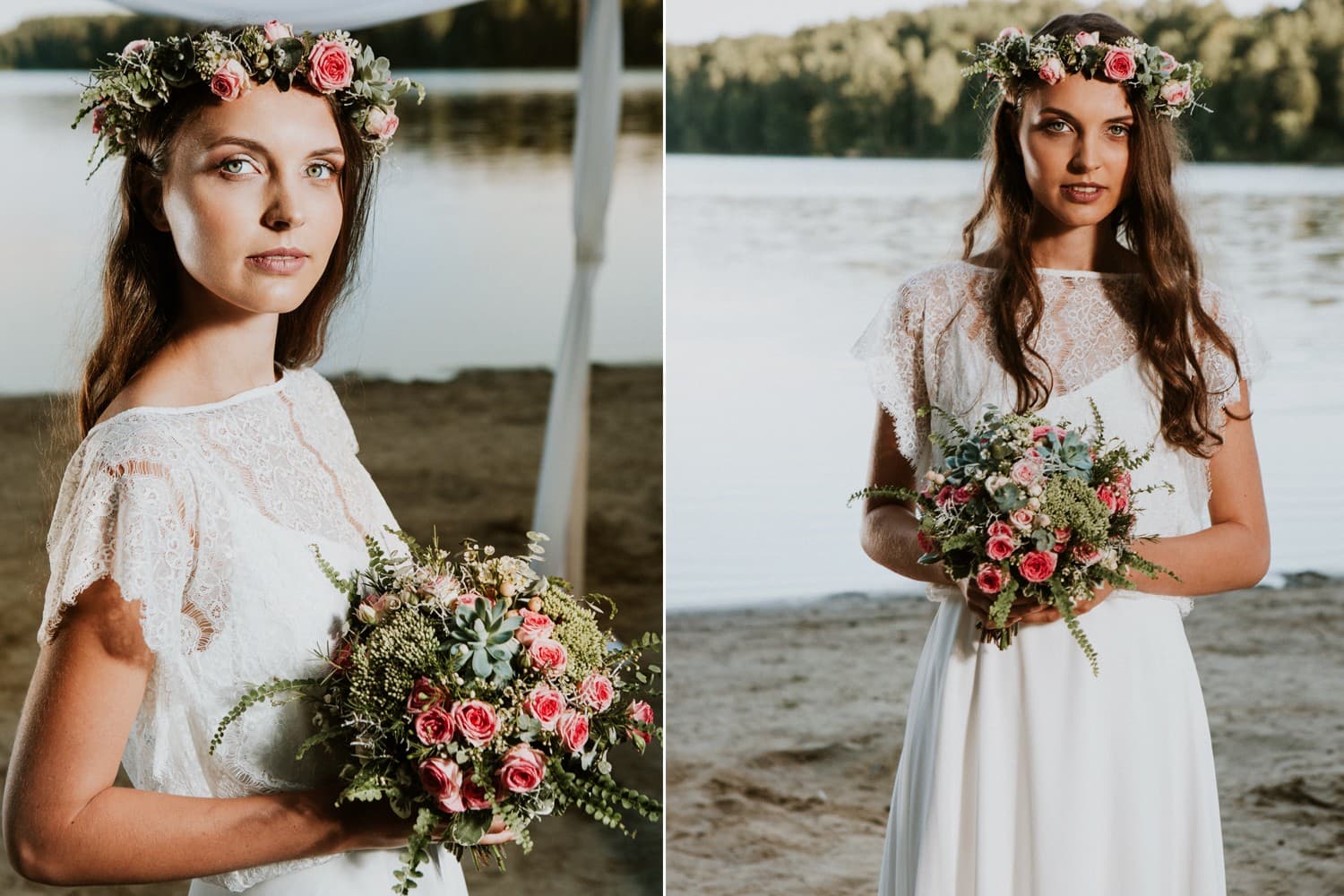 Zaproszenia Ślubne Sorento nr 1 – Pastelowe Róże i Złocenie