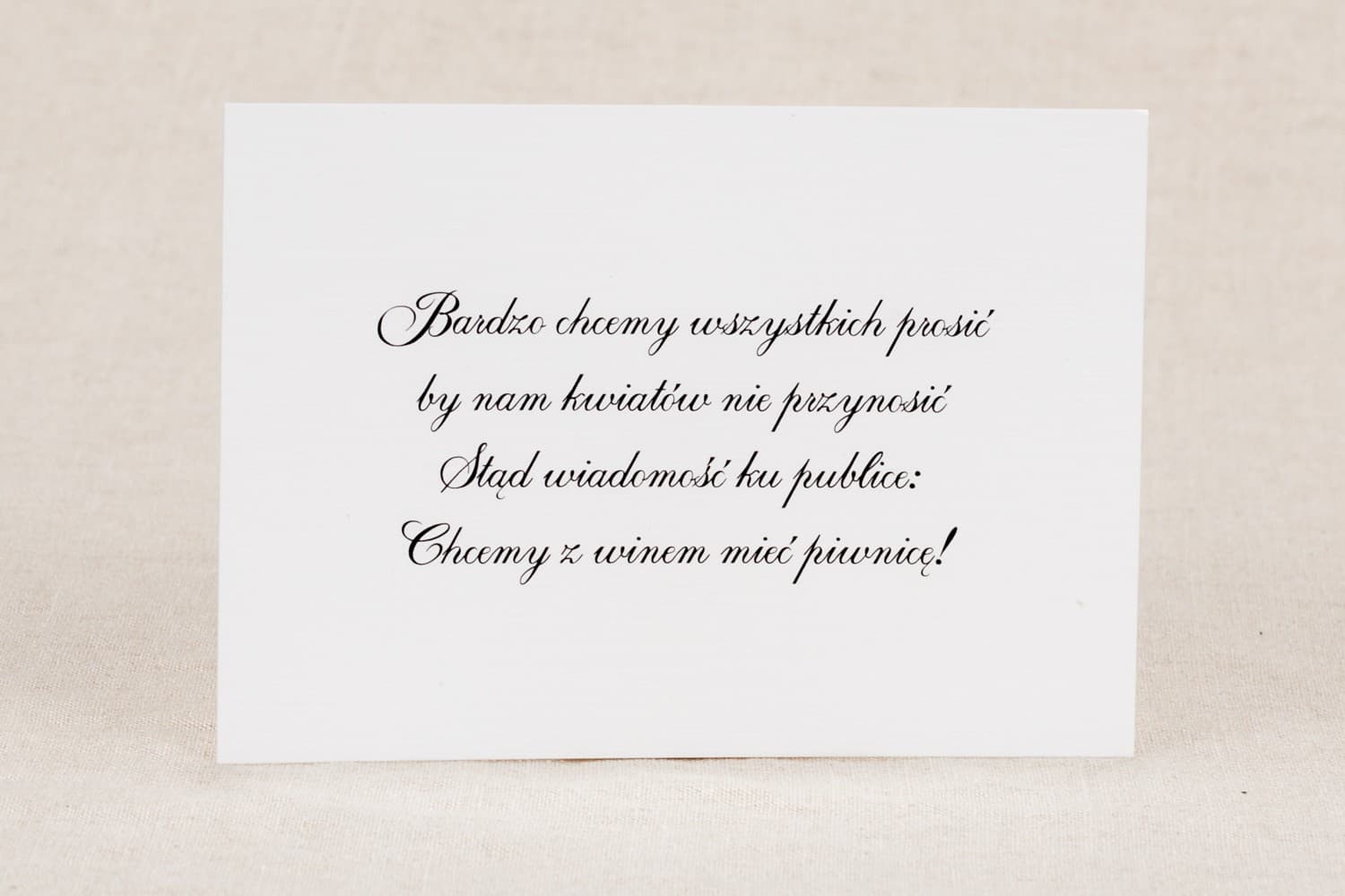 Eleganckie Bileciki do Zaproszeń Ślubnych | Wkładka z Prośbą o Pieniądze, RSVP | Klaris nr 3