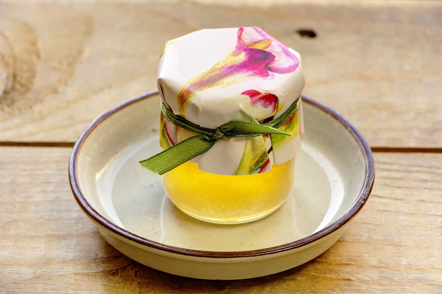 Polski Miód w Słoiczku Malowane Kwiaty nr 25 – Słodkie Podziękowanie z Amarantowym Jaskrem