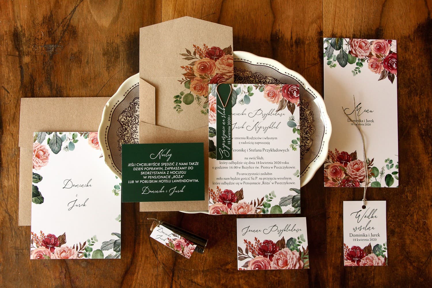 Zestaw Próbek Papeterii Ślubnej | Sprawdź Jakość Przed Zamówieniem | Delize nr 3