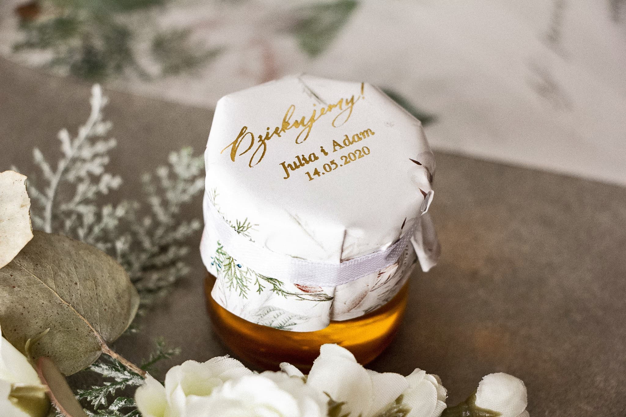 Złocone Miodki Rubin nr 6 – Słodkie Podziękowanie na Zimowe Wesele