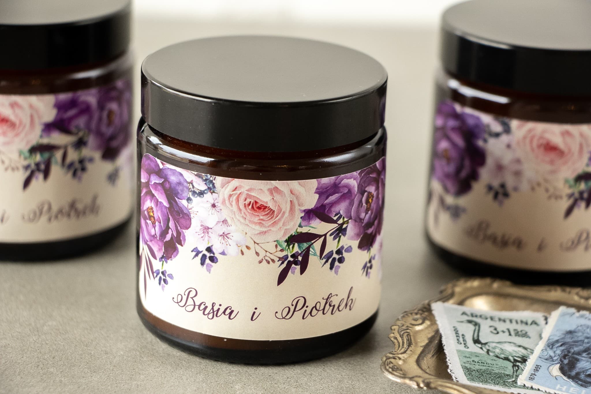 Świeczka Sojowa Korani nr 5 – Lawendowe Podziękowanie dla Gości