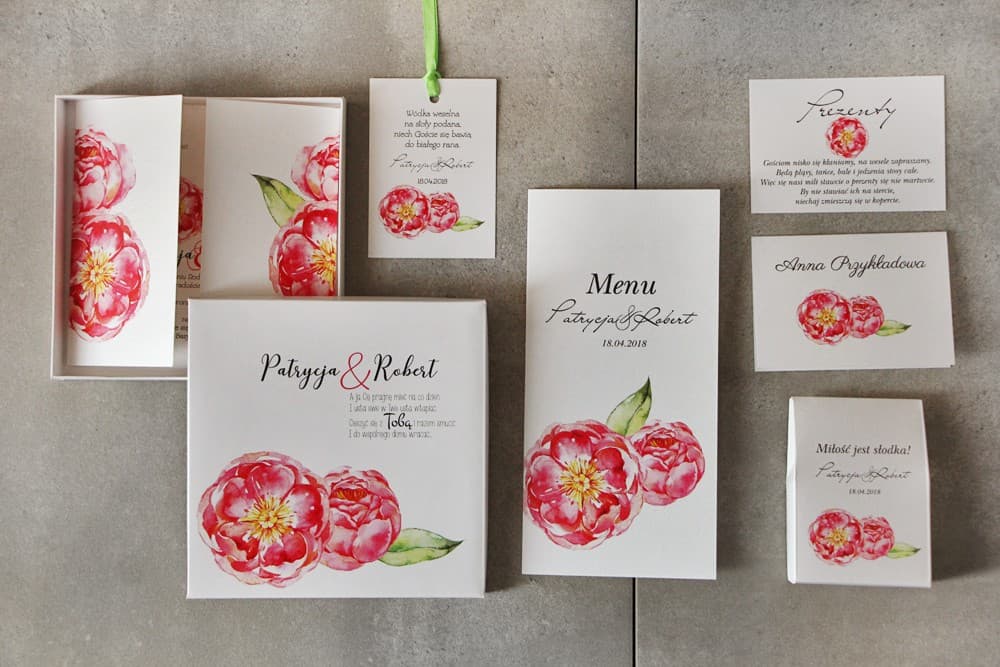 Zestaw Próbek Papeterii Ślubnej z Bonem 10 zł | Próbki Zaproszeń Ślubnych Pistacjowe | Pistacjowe nr 6