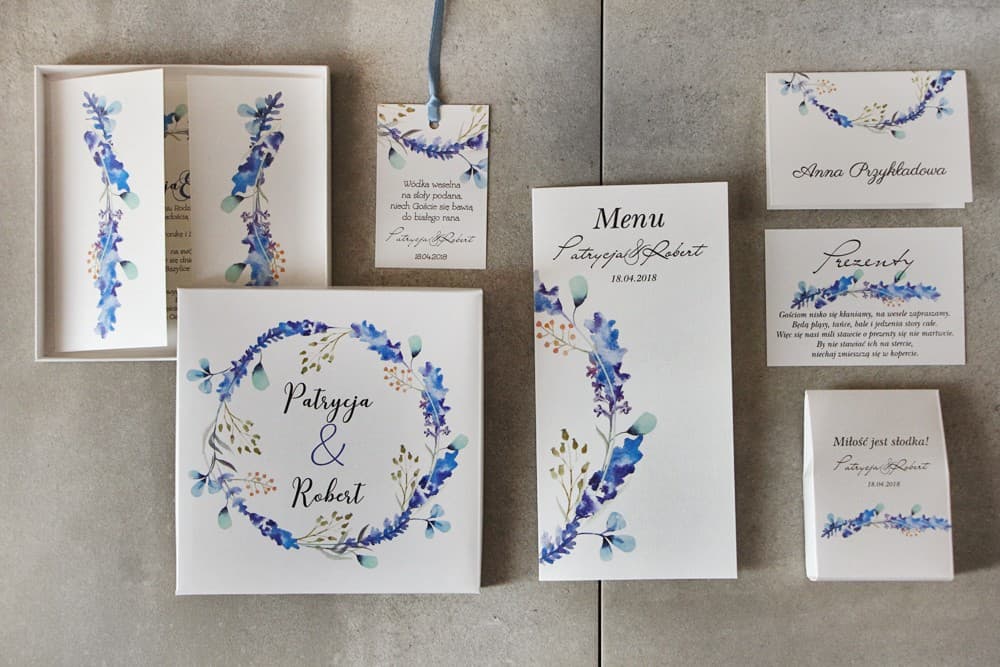 Zestaw Próbek Papeterii Ślubnej z Bonem Rabatowym | Próbki Zaproszeń Ślubnych Pistacjowych | Pistacjowe nr 7